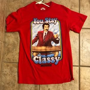 Ron Burgundy T shirt